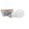 Lampadina Led Rgb 5W E27 con Telecomando Cambiacolore dimmerabile - E27-RGB-5W