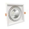 Ghiera portafaretto orientabile 20W  AR111 completa di faretto LED COB 20W - F62-AR111-L78