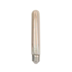 Lampadina Led E27 6W Modello T35 Oro tubolare attacco E27 grande a vite - T35-6W-ORO