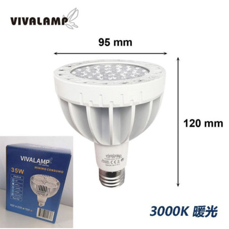 Lampadina LED PAR30 E27 35W  Lampada Faretto  ⌀95mm h120mm 2800 lumen - L4-PAR30-35W