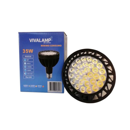 Lampadina LED PAR30 E27 35W Lampada Faretto NERO - L5-PAR30-35W