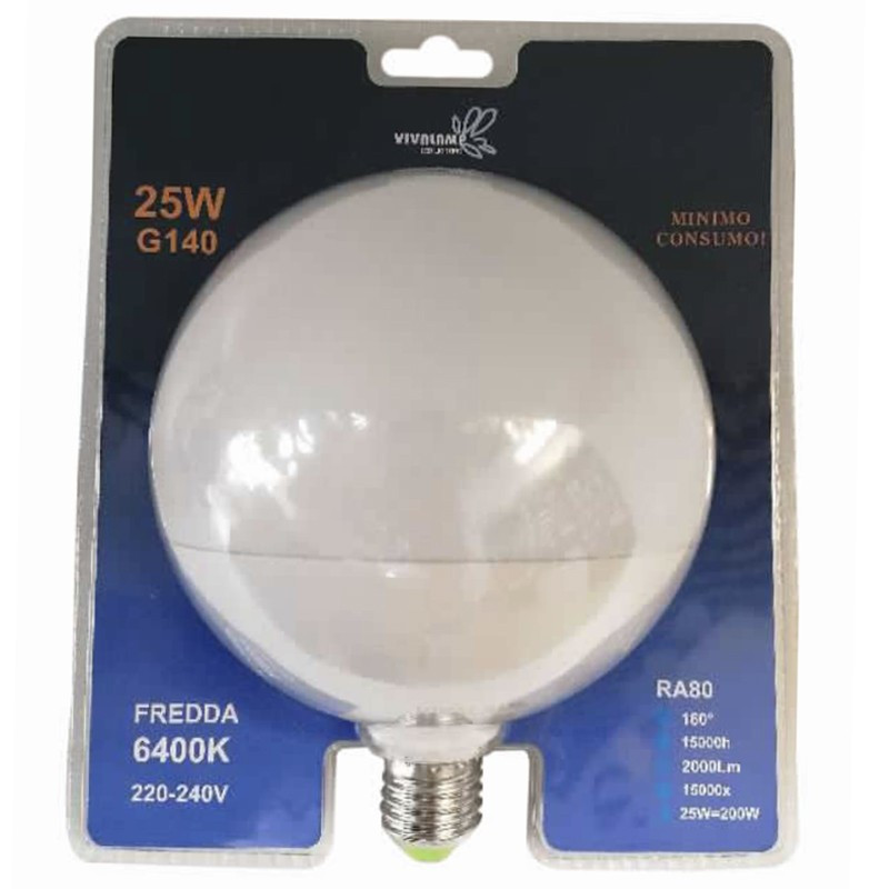 Lampadina a led E27 G140 25W Passo grosso a vite - X-G140-25W