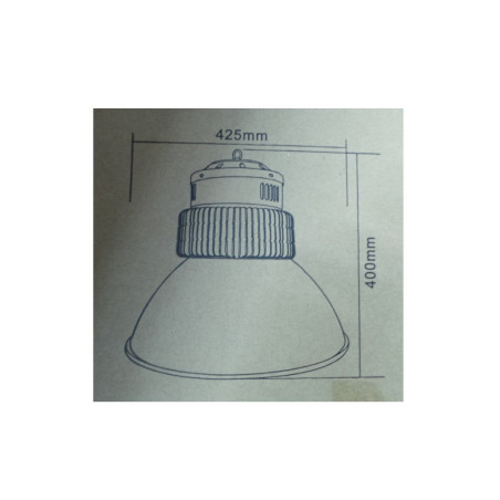 FARO INDUSTRIALE LED 150W A CAMPANA - FE1-150W