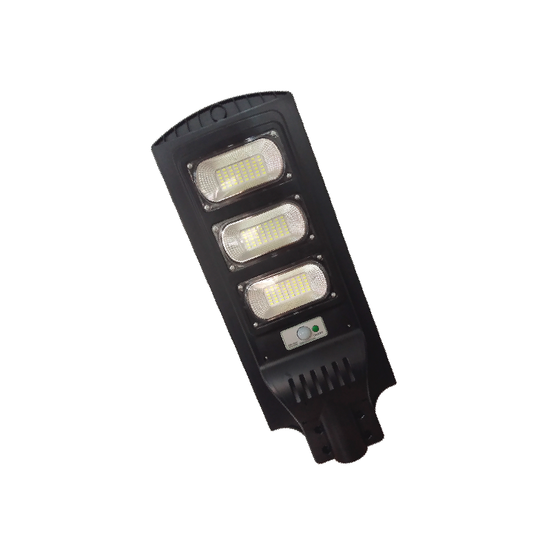 LAMPADA STRADALE 90W LED A ENERGIA SOLARE CON TELECOMANDO E SENSORI CREPUSCOLARE E DI MOVIMENTO - SOL-3-90W